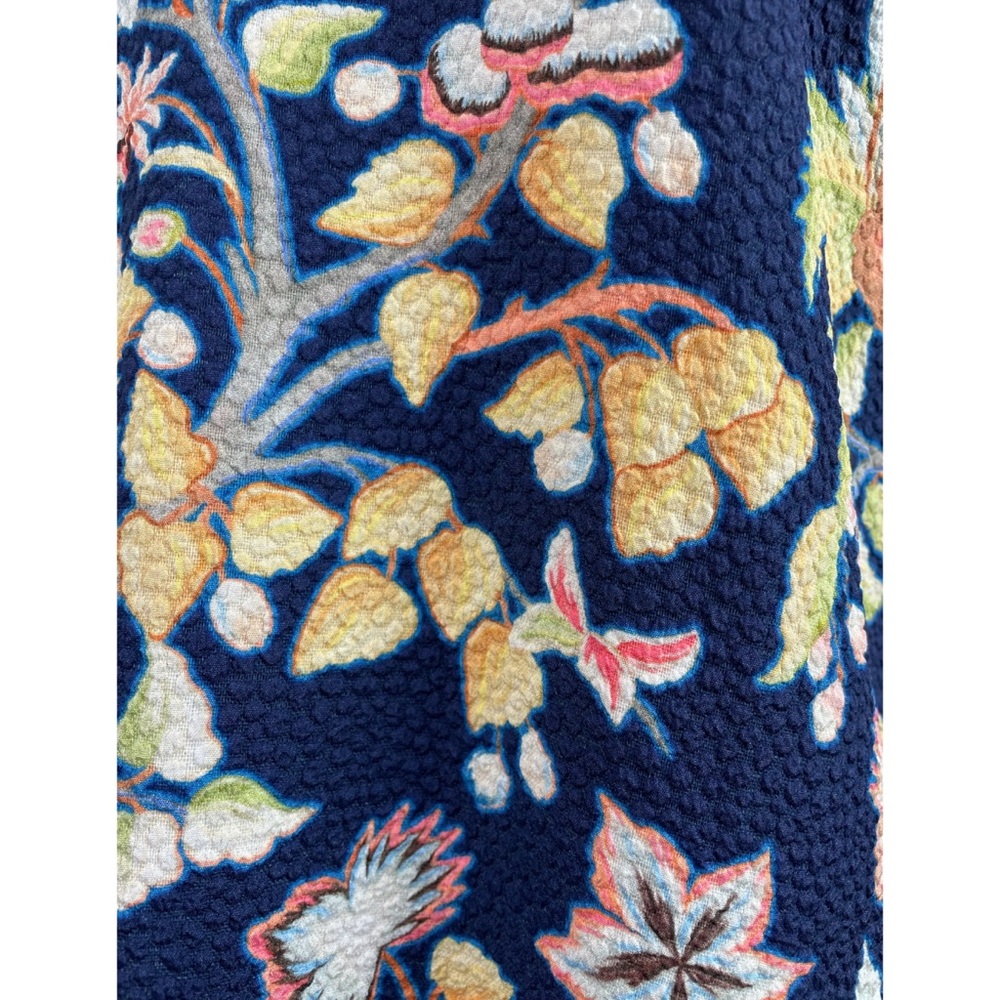 PETER PILOTTO • Blue Floral Print Short Sleeve Blouse, 4 - Picture 11 of 16